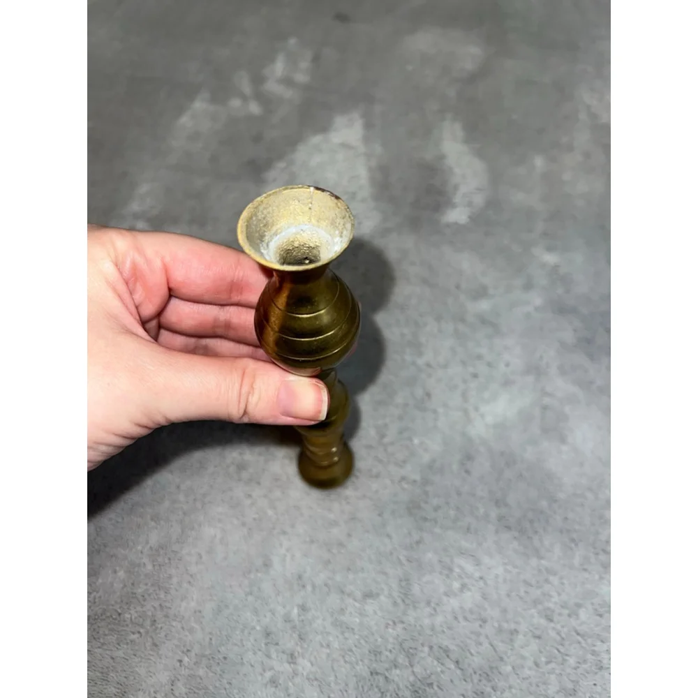 Solid Brass Candle Snuffer Apothecary Mortar